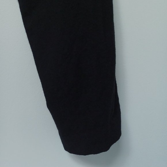 Eileen Fisher Wool Blend Front Zip Pants, Black, Size S - Picture 7 of 8